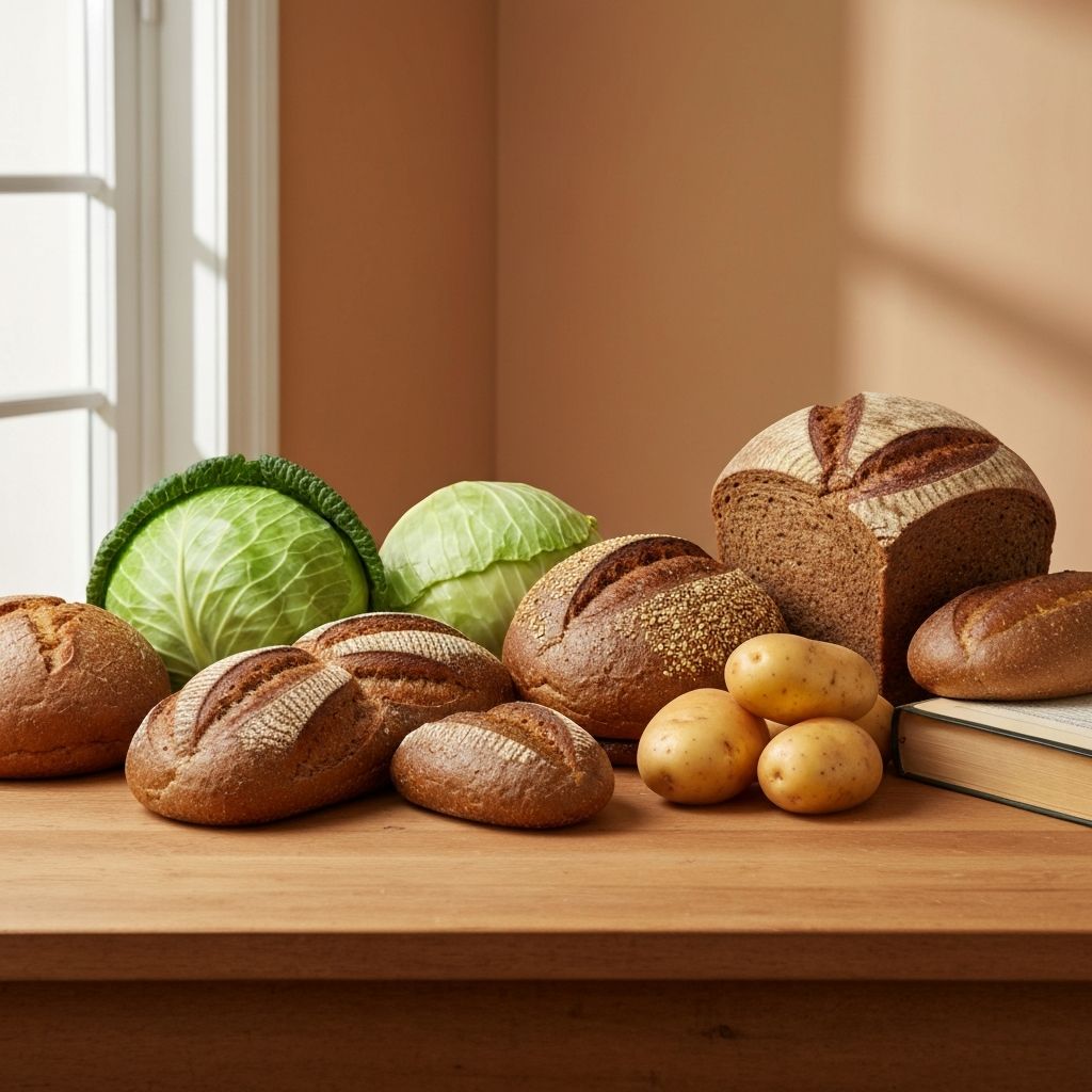 Traditional German food ingredients