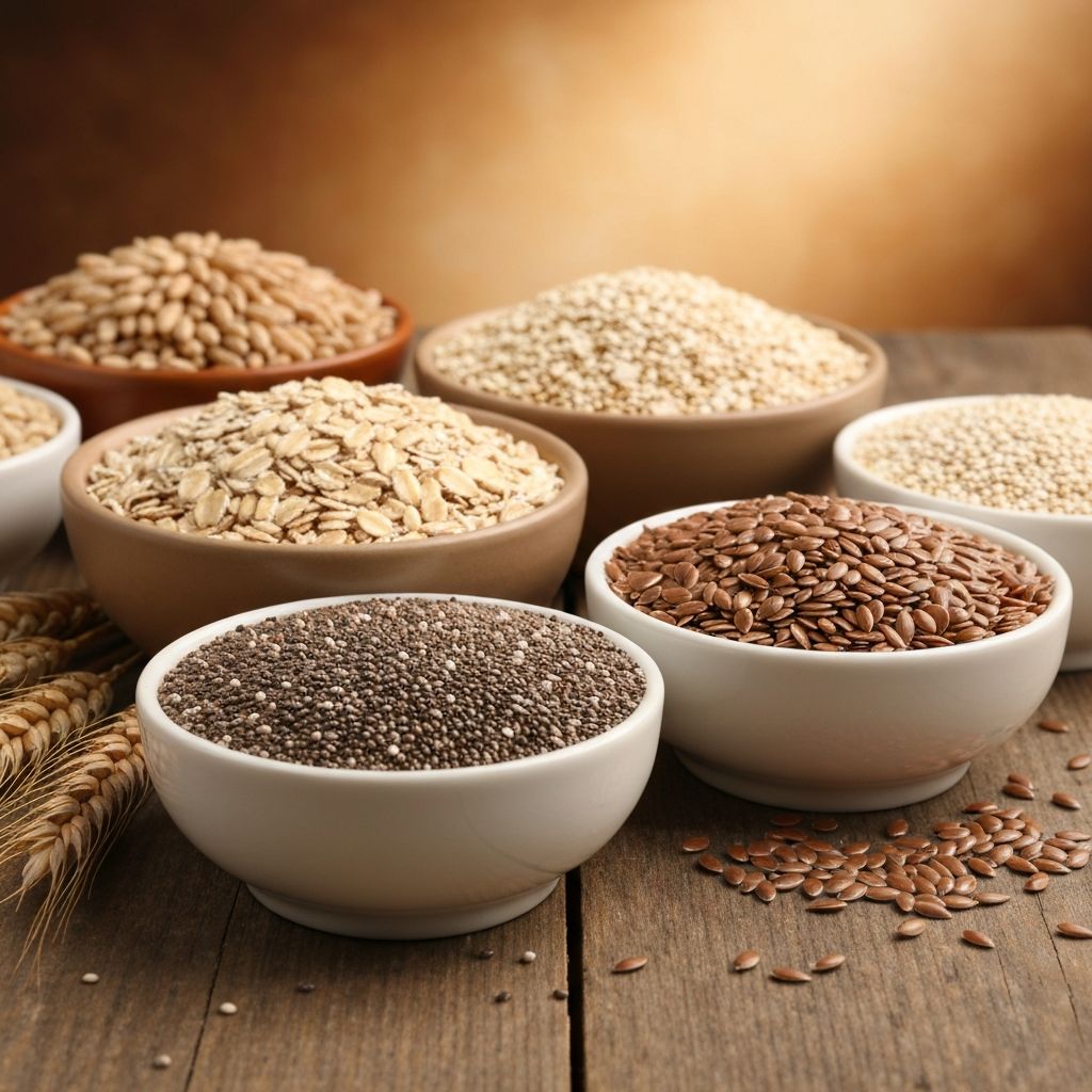 Grains and seeds in daily diets